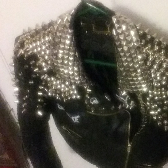 Vegan leather jacket - Picture 2 of 3